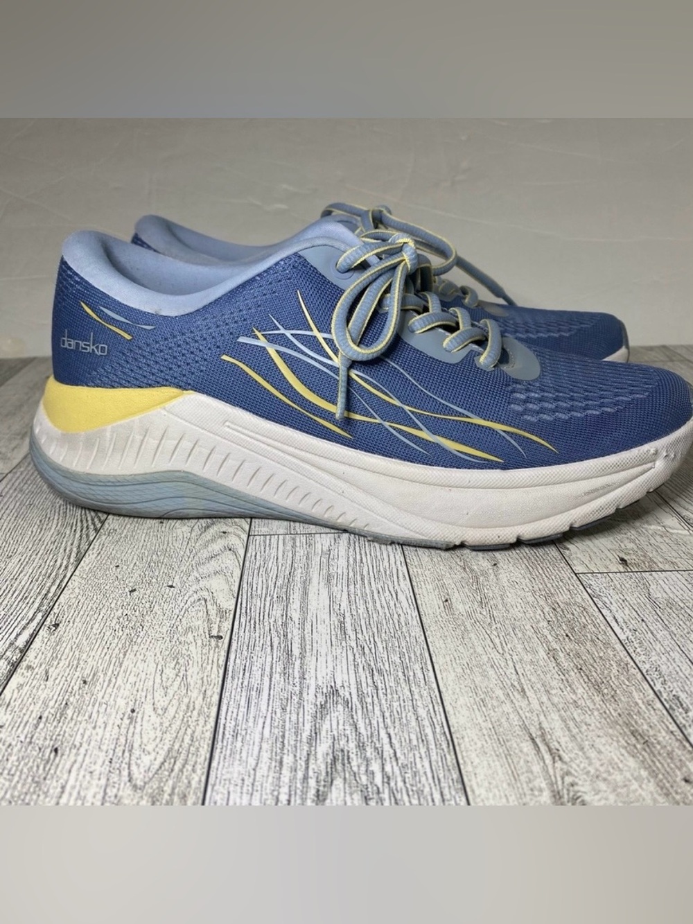 Dansko Blue and Yellow Women's Sneakers